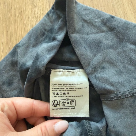 lululemon athletica Black Tie-Dye Leggings - Picture 3 of 5